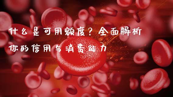 什么是可用额度?全面解析你的信用与消费能力_股市问答_第1张_财经百问网 什么是可用额度?全面解析你的信用与消费能力_https://cj002.lansai.wang_股市问答_第1张