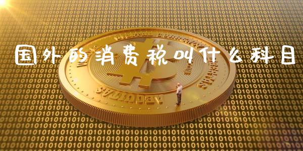 国外的消费税叫什么科目_https://cj002.lansai.wang_会计问答_第1张