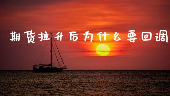 期货拉升后为什么要回调_https://cj002.lansai.wang_期货问答_第1张