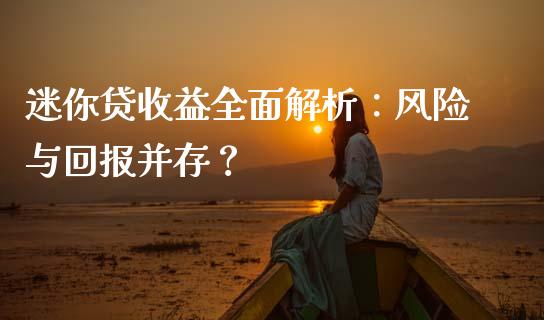 迷你贷收益全面解析：风险与回报并存？_https://cj002.lansai.wang_保险问答_第1张