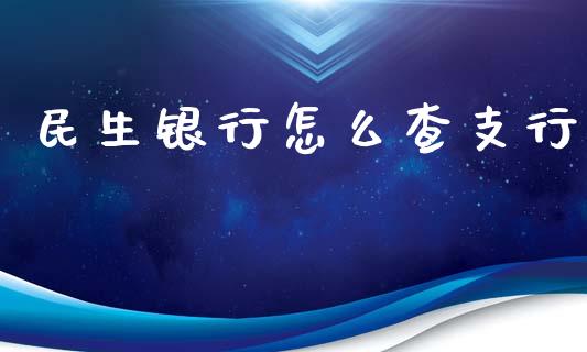 民生银行怎么查支行_https://cj002.lansai.wang_金融问答_第1张