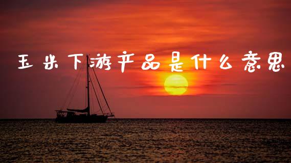 玉米下游产品是什么意思_https://cj002.lansai.wang_期货问答_第1张