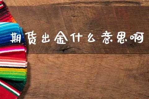 期货出金什么意思啊_https://cj002.lansai.wang_保险问答_第1张