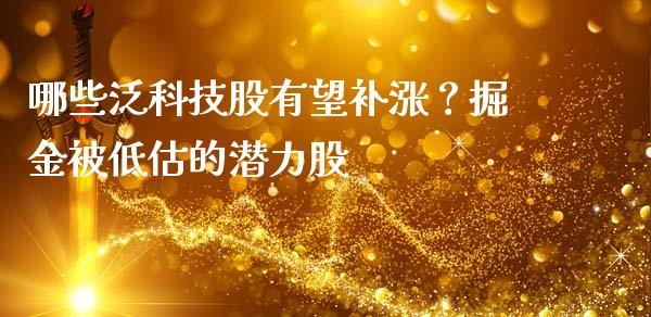 哪些泛科技股有望补涨？掘金被低估的潜力股_https://cj002.lansai.wang_财经问答_第1张