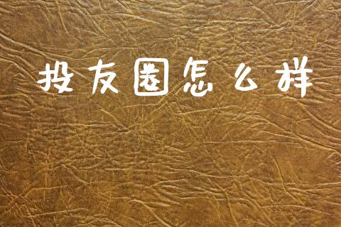 投友圈怎么样_https://cj002.lansai.wang_股市问答_第1张