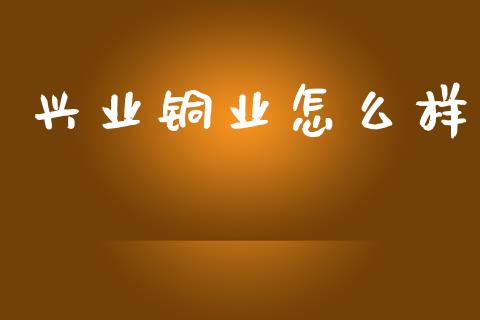 兴业铜业怎么样_https://cj002.lansai.wang_金融问答_第1张