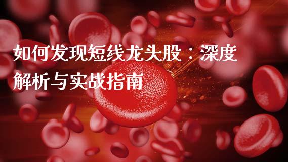 如何发现短线龙头股:深度解析与实战指南_期货问答_第1张_财经百问网 如何发现短线龙头股:深度解析与实战指南_https://cj002.lansai.wang_期货问答_第1张