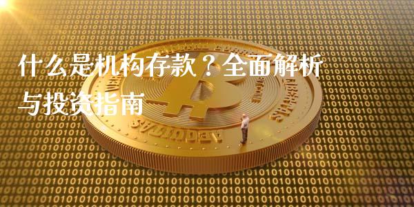 什么是机构存款？全面解析与投资指南_https://cj002.lansai.wang_金融问答_第1张
