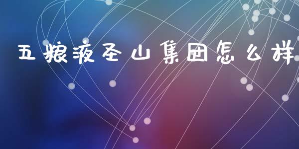 五粮液圣山集团怎么样_https://cj002.lansai.wang_股市问答_第1张