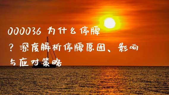 000036 为什么停牌？深度解析停牌原因、影响与应对策略_https://cj002.lansai.wang_理财问答_第1张