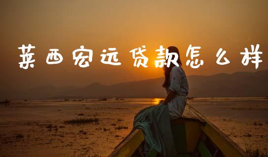 莱西宏远贷款怎么样_https://cj002.lansai.wang_股市问答_第1张
