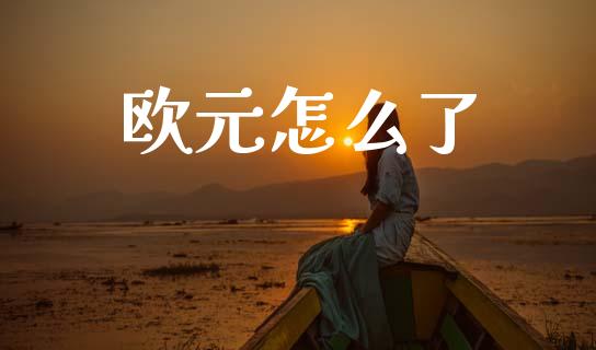 欧元怎么了_https://cj002.lansai.wang_财经问答_第1张
