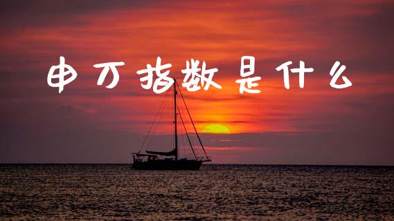 申万指数是什么_https://cj002.lansai.wang_理财问答_第1张