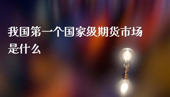 我国第一个国家级期货市场是什么_https://cj002.lansai.wang_理财问答_第1张