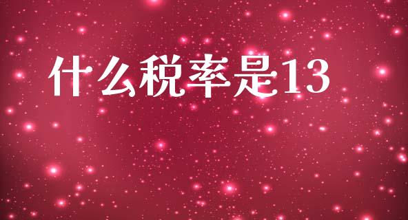 什么税率是13_https://cj002.lansai.wang_会计问答_第1张