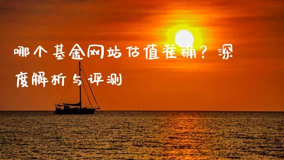 哪个基金网站估值准确？深度解析与评测_https://cj002.lansai.wang_会计问答_第1张