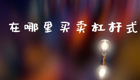 在哪里买卖杠杆式_https://cj002.lansai.wang_财经问答_第1张