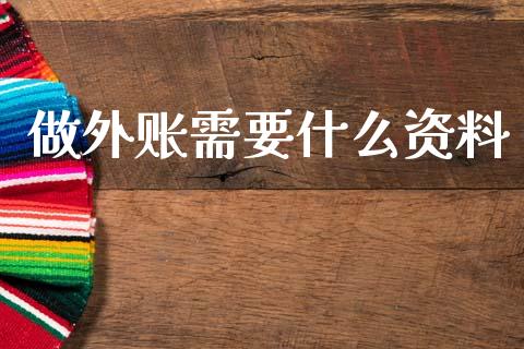 做外账需要什么资料_https://cj002.lansai.wang_会计问答_第1张