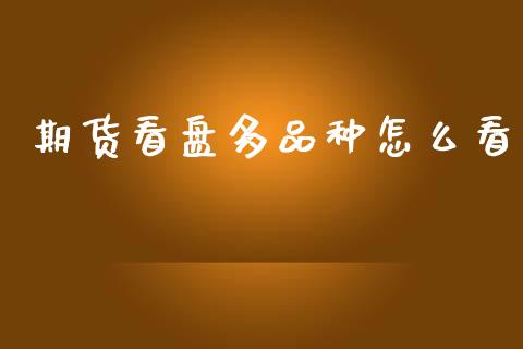 期货看盘多品种怎么看_https://cj002.lansai.wang_财经问答_第1张