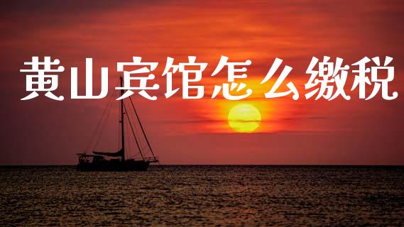 黄山宾馆怎么缴税_https://cj002.lansai.wang_保险问答_第1张