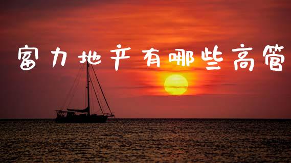 富力地产有哪些高管_https://cj002.lansai.wang_股市问答_第1张