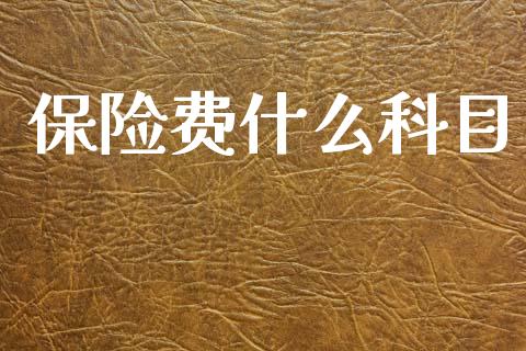 保险费什么科目_https://cj002.lansai.wang_会计问答_第1张