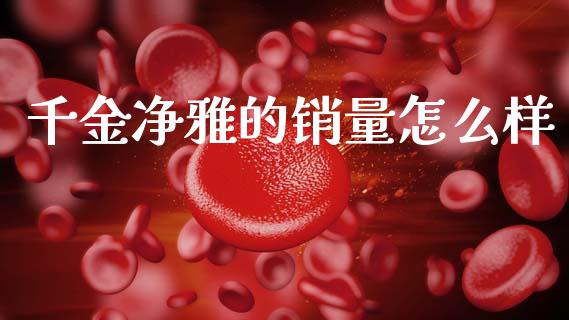 千金净雅的销量怎么样_https://cj002.lansai.wang_财经百问_第1张