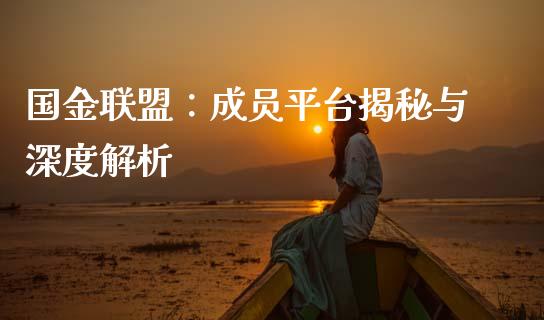 国金联盟：成员平台揭秘与深度解析_https://cj002.lansai.wang_股市问答_第1张