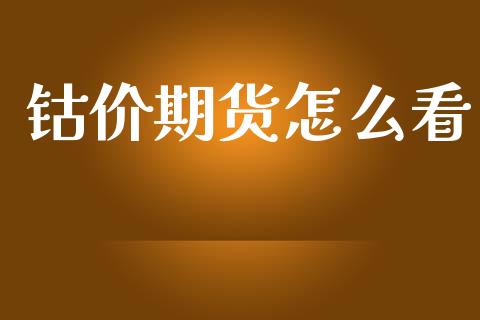 钴价期货怎么看_https://cj002.lansai.wang_期货问答_第1张