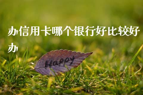 办信用卡哪个银行好比较好办_https://cj002.lansai.wang_财经问答_第1张