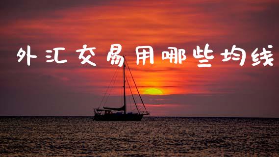 外汇交易用哪些均线_https://cj002.lansai.wang_财经问答_第1张