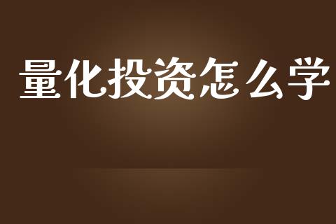 量化投资怎么学_https://cj002.lansai.wang_财经问答_第1张