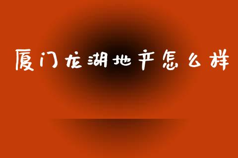 厦门龙湖地产怎么样_https://cj002.lansai.wang_股市问答_第1张